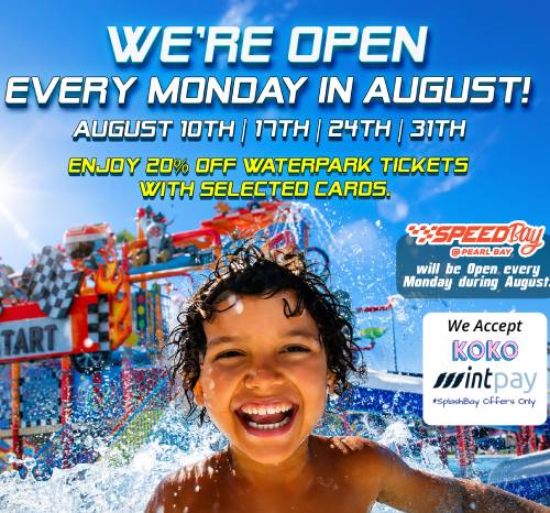 We're Open Every Monday in August!