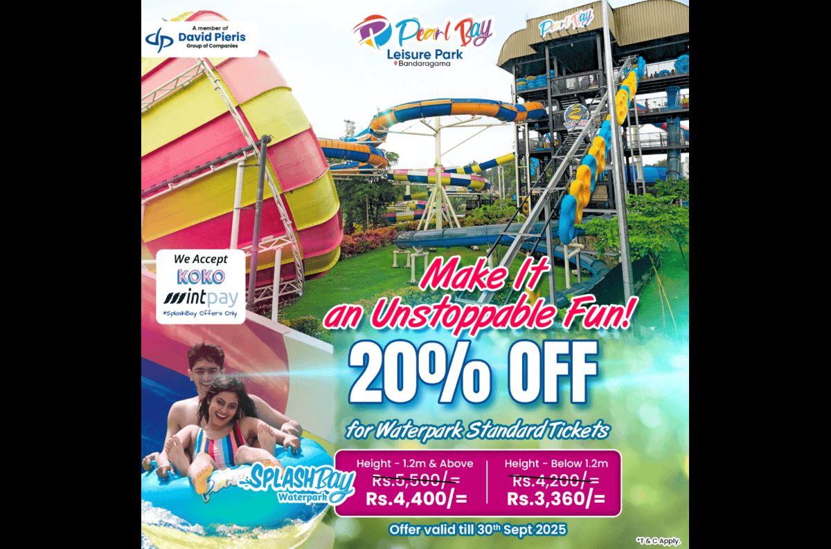 Enjoy 20% off this September on Waterpark tickets!