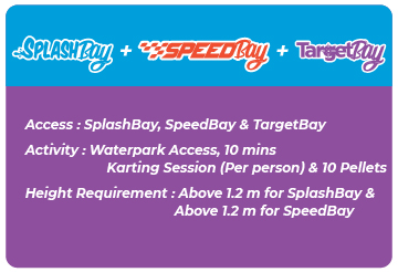SplashBay + SpeedBay Standard + TargetBay -  1.2m and above in height