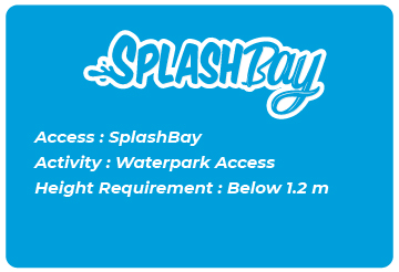 Waterpark Ticket - Below 1.2m in height